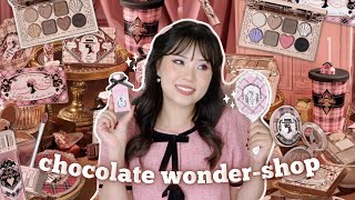 FLOWER KNOWS CHOCOLATE WONDER-SHOP 🍫 3 looks, swatches + comparisons!