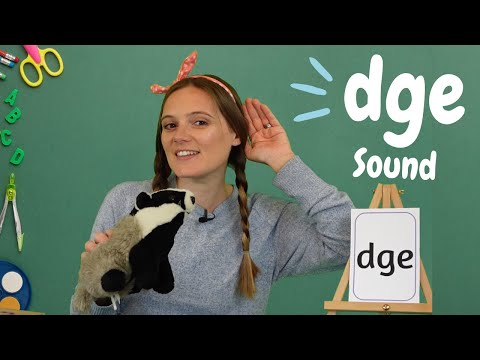 'dge' Sound Phonics | Learn to Read with 'dge' Words | British Teacher's Phonics Lesson