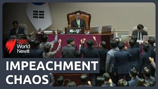 South Korean parliament impeaches acting President as MPs protest