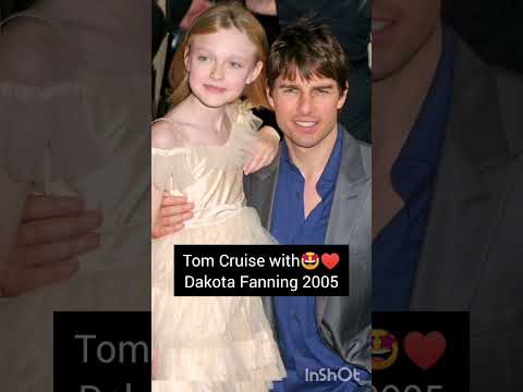 Tom Cruise with Dakota Fanning 2005 #photos#candid #shorts ❤️