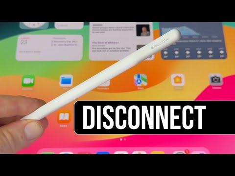 How to Disconnect Apple Pencil Pro From iPad Pro