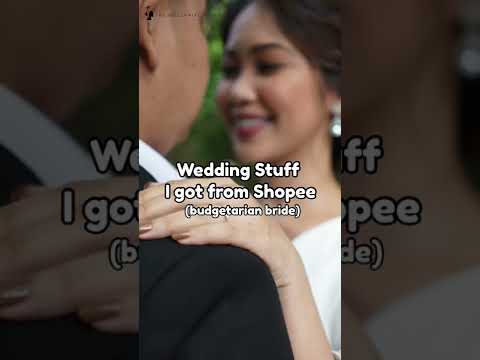 Wedding Suppliers from Shopee for our Intimate Civil Wedding