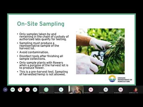 2022 Hemp Sampler Training