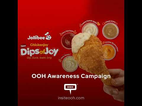 Jollibee Chicken Spreads Joy in the Shape of Dips Across UAE's Billboards