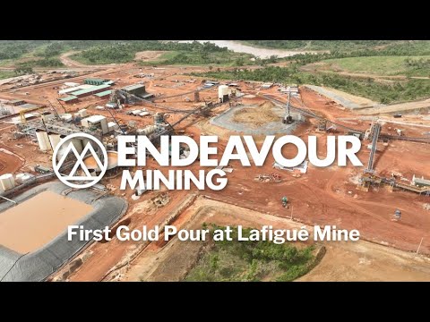 First Gold Pour at Lafigué Mine, Côte d'Ivoire