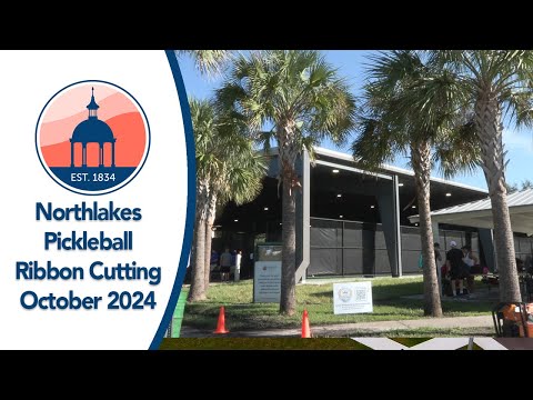 Northlakes Pickleball Ribbon Cutting Oct 2024