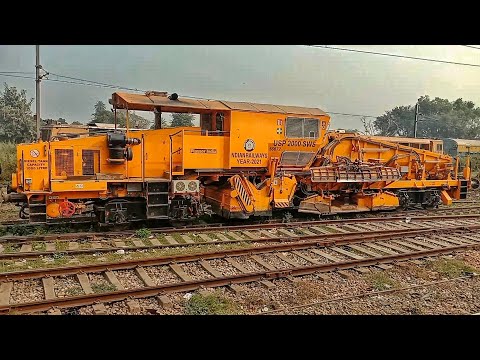 USP 2000 SWS Plasser India Machine For Indian Railways | Auto Technology Machine#uniquetrainengines