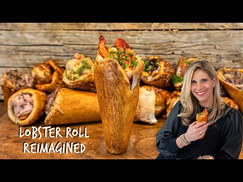 Lobster Roll Reimagined: Crispy Bread Cone Meets Creamy Seafood Delight!