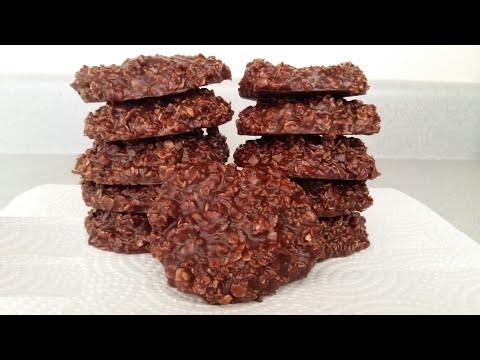 HOW TO MAKE NO BAKE OATMEAL PEANUT BUTTER COOKIES