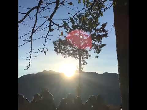 臺灣阿里山日出雲海