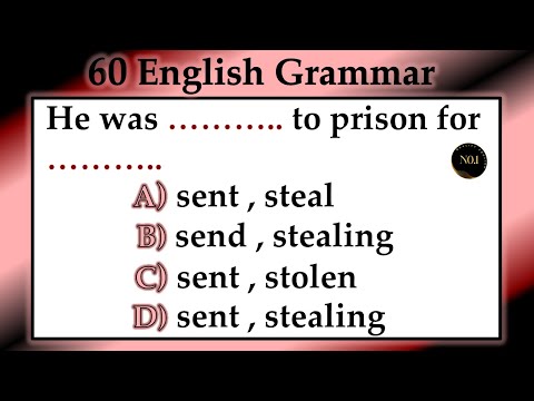 60 Mixed Tenses Test | Verbs in English Grammar | English Grammar Quiz | No.1 Quality English