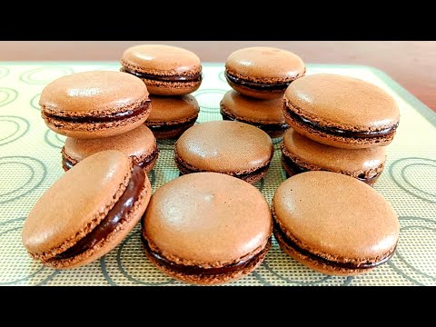 chocolate macaron recipe | easy cooking with das