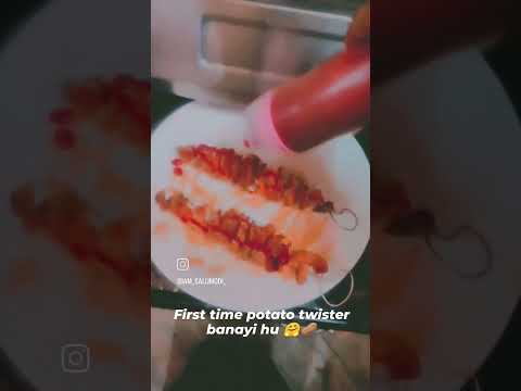 Potato twister easy recipe #made by salu @SaluShorts