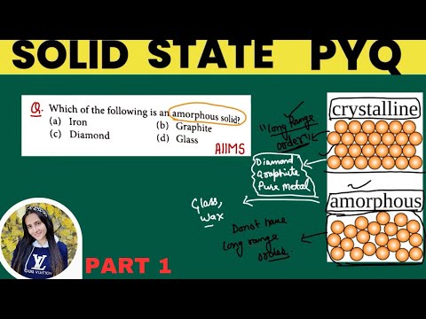 Most Important PYQs of Solid State Part-1 | CUET Class12 Chemistry #cuet #chemistry #solidstates