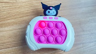 KUROMI Pop It Game Unboxing And Review 2023 - Satisfying electric game console Fidget Toy