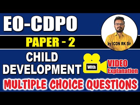 Early Childhood MCQs | Important Questions for Competitive Exams | ICON RK SIR | ICON INDIA