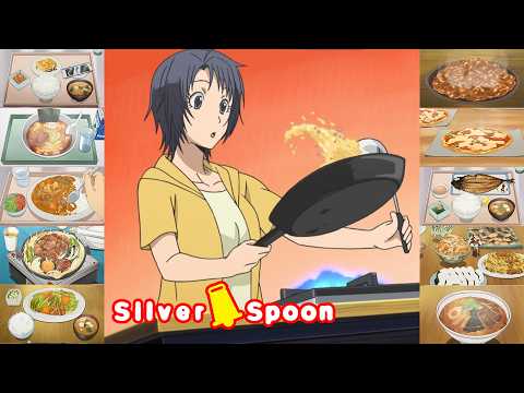 EVERY FOOD from Silver Spoon (Gin no Saji Season 1, Season 2)