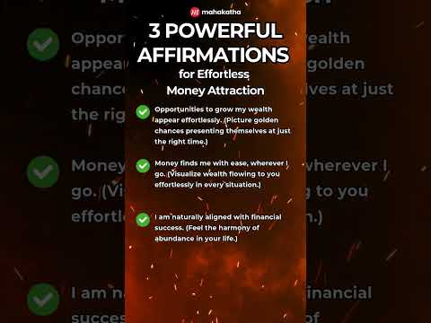 3 Affirmations for Effortless Money Attraction