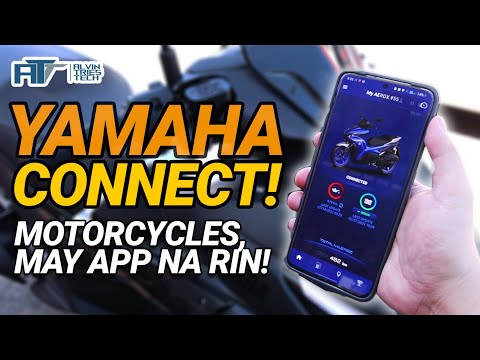 YAMAHA SMART MOTORCYCLES have arrived! Y-Connect, ang app para sa mga motorista!