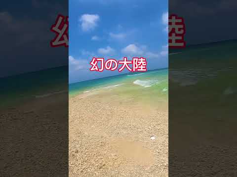 潮が引かないと現れない幻の島🏖 #おすすめ #自然 #西表島 #shorts