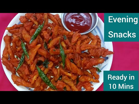 Only 2 Potatoes 🥔🥔 tasty tea 🍵 time snacks ready in 10 mins | Potato fries recipe in Telugu | Potato