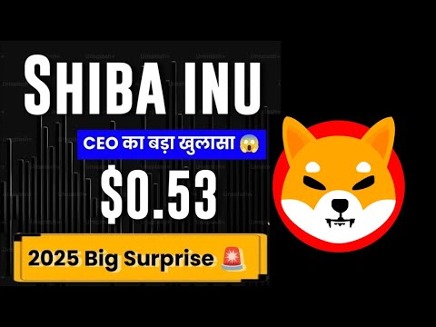 Shiba Inu 2025 Big Surprise | Shiba lnu Coin News Today | Price Prediction | Shiba Inu $0.53