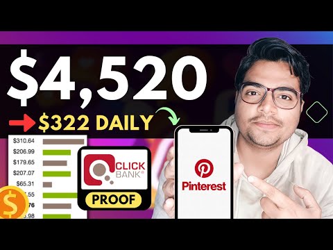 Pinterest Affiliate Marketing In 2024 | How To Make $300 Daily Using Pinterest | Hindi