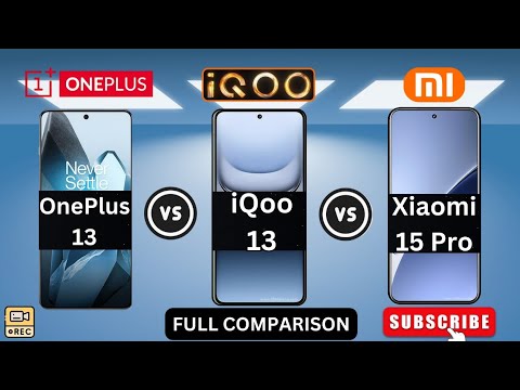 iQoo 13 vs OnePlus 13 vs Xiaomi 15 || Full Comparison ⚡ Which one is best ?