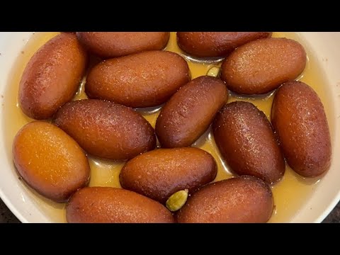 Easy Gulab Jamun Recipe With milk powder.