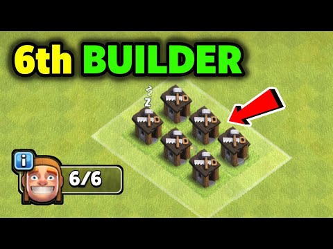 How To Build The 6th Builder Hut in Clash of Clans COC