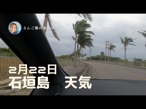 【石垣島天気】2月22日12時ごろ。15秒でわかる今日の石垣島の様子。