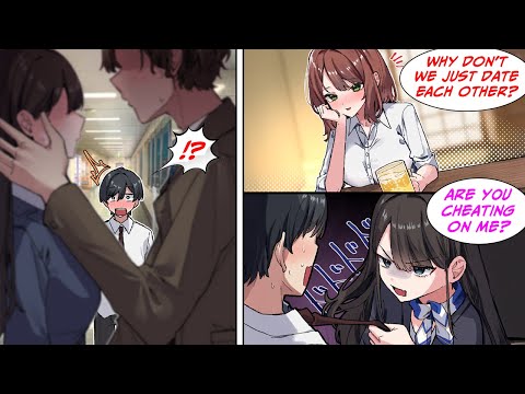 [Manga Dub] I thought we liked each other, but I saw her kissing my friend and decided to get drunk