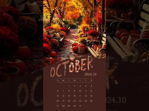 10月カレンダー #freetemplate