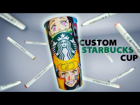 My First Custom Starbucks cup ! #Satisfying