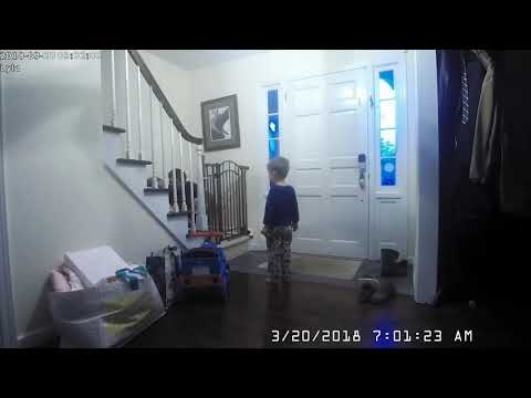 A compilation of my parenting fails captured by my home security cameras