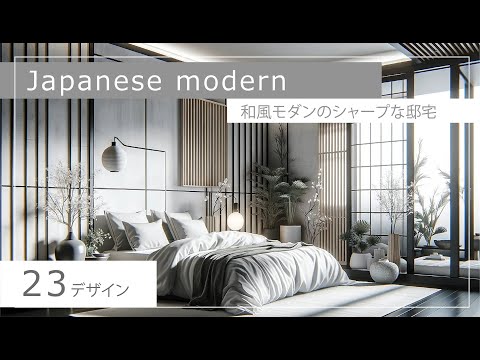 Japanese style modern residence【23designs】和風モダンの邸宅