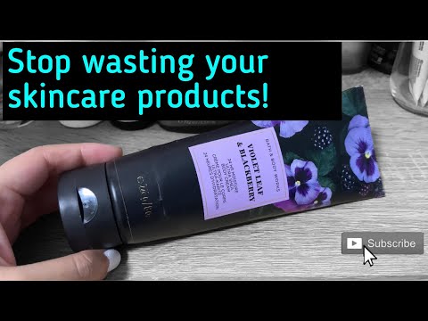 How to stop wasting your skincare products | Save more, use more