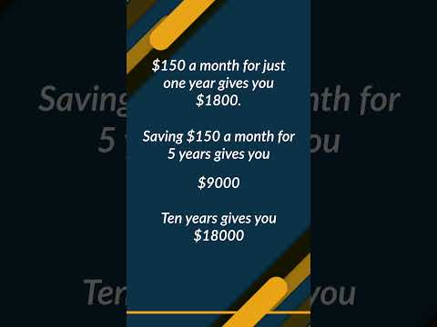 150 a month can go a long way! #Retirement #EmergencyFund 🚀🌟