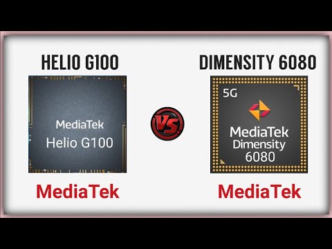 Mediatek Helio G100 vs Mediatek Dimensity 6080