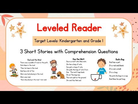 CVC Reading | Stories with CVC Words | Short Vowel Uu | Leveled Reader 16 | Reading Comprehension