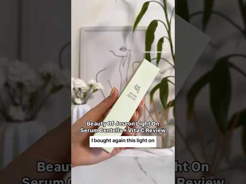 BEAUTY OF JOSEON Light On Serum Centella + Vita C Serum Review #shorts