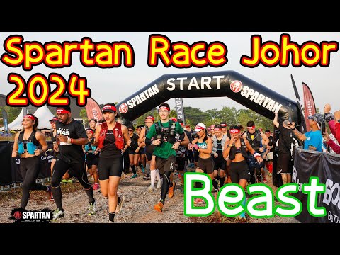 Spartan race Malaysia - Johor Trifecta Weekend 2024 - Beast