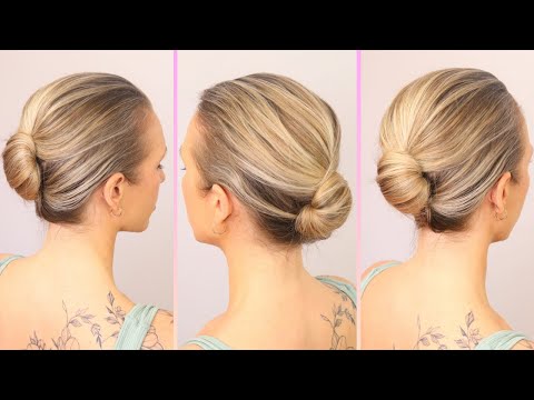 DIY Quick And Easy 3 Minute Hairstyle For Work