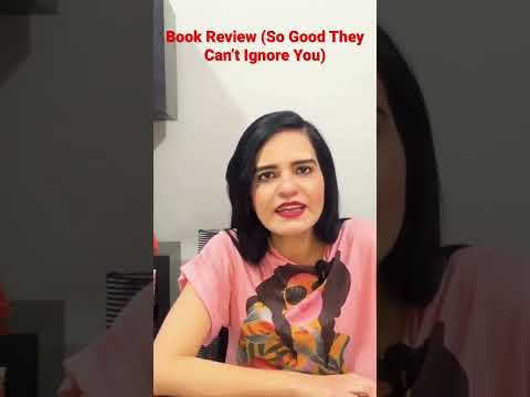 Book Review (So Good They Can’t Ignore You) #calnewport #bookreview #career #productivity