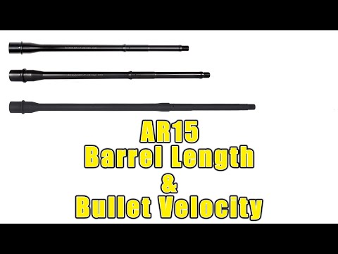 AR15 Barrel Length and Velocity - WWSD