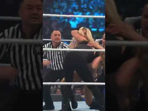 Ronda Rousey vs Charlotte Flair Extreme Fight in the WWE Friday Night Smackdown | WWE Diva #shorts