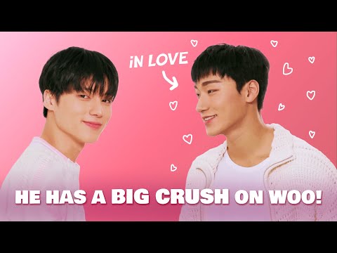 San and his Big Crush on Wooyoung