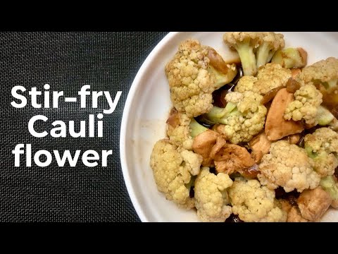 Cauliflower recipe #stirfry