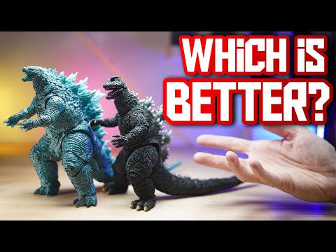 Which Godzilla Brand is better?? HIYA vs SHMONSTERARTS! - Shooting & Reviewing