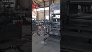 rubber vulcanizing press machine are installing #machine #rubber #rubberindustry